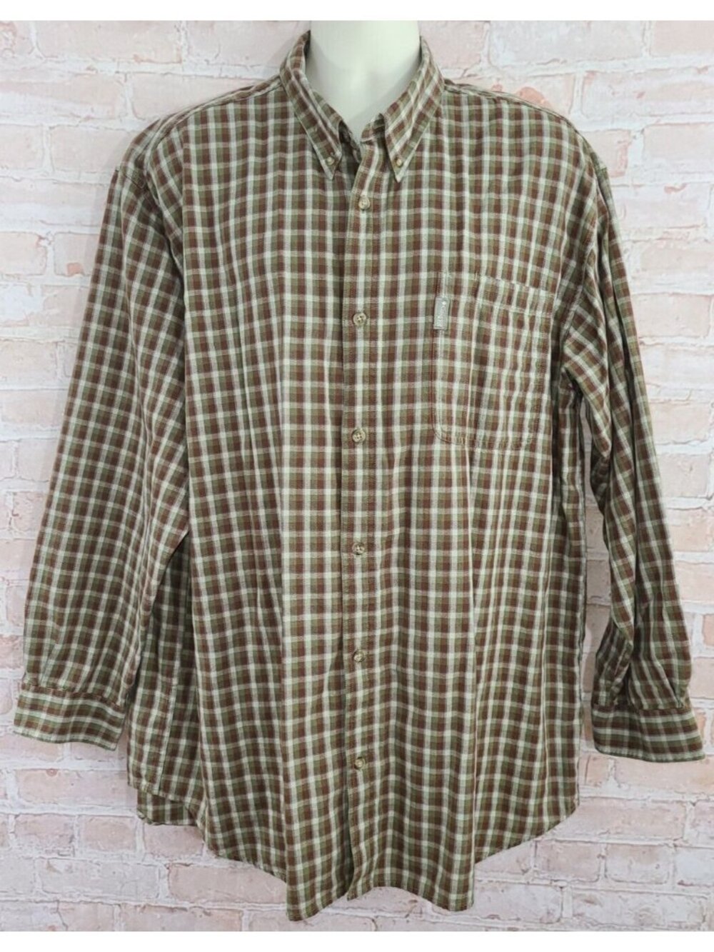 Columbia XCO Long Sleeve Button Down Plaid Outdoor Hiking Camping Shirt Men XXL